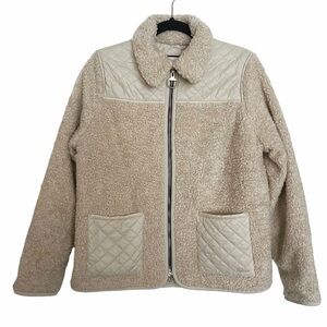 Barbour by Alexa Chung Hazel Faux Shearling Fleece Jacket NWT US6